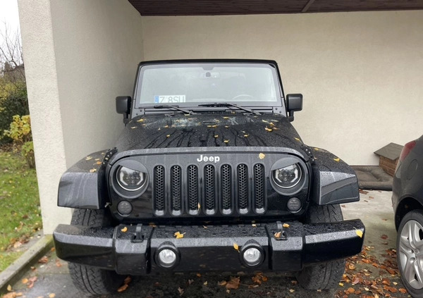 Jeep Wrangler cena 117500 przebieg: 132000, rok produkcji 2016 z Kalisz Pomorski małe 379